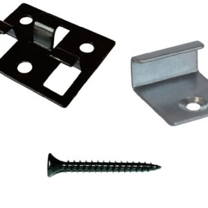 Metalowy zestaw do montażu desek tarasowych kompozytowych