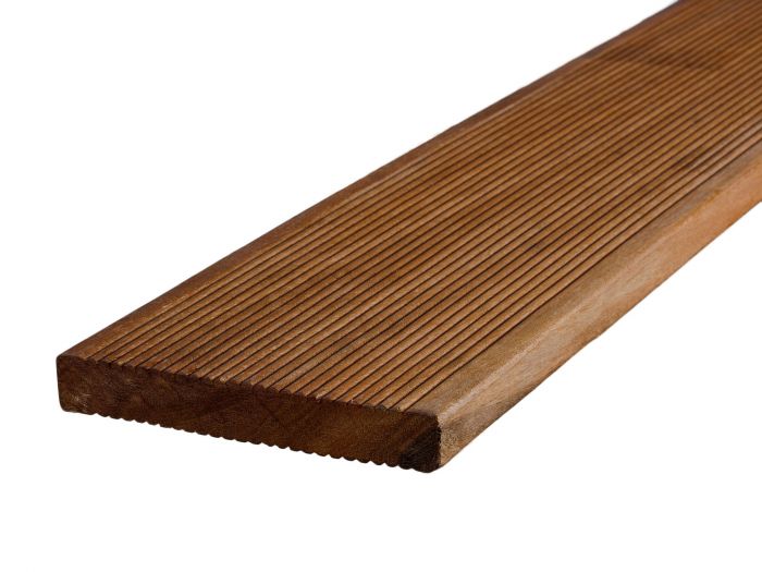 Deska tarasowa Bangkirai z drewna egzotycznego Cezar (2x ryfel)