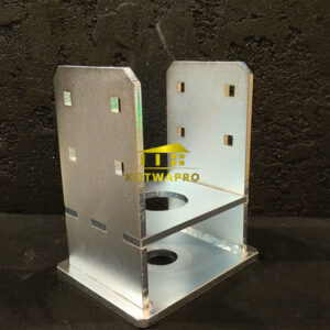 Kotwa Podstawa słupa Dekoracyjna Metalowa 120×120 mm